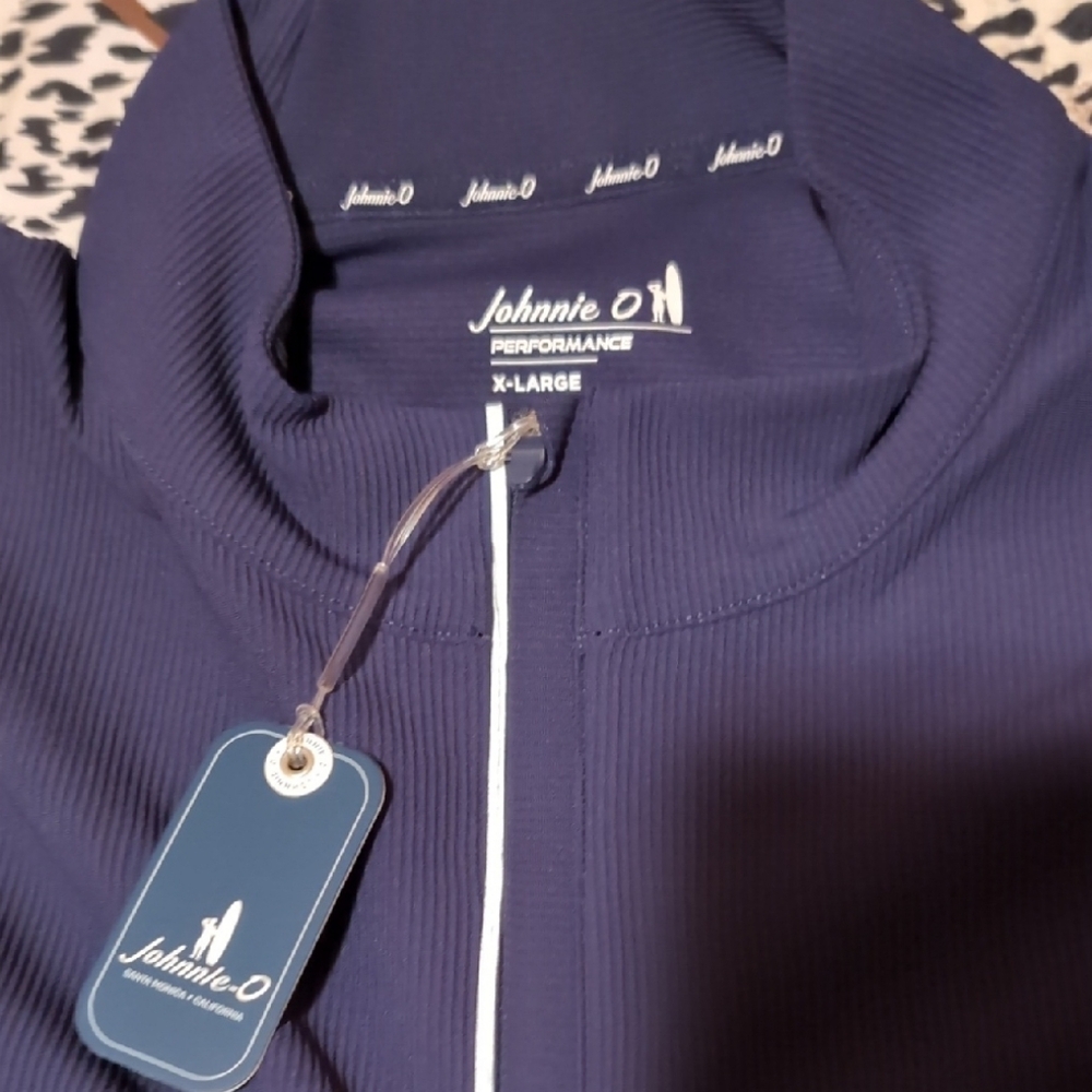 johnnie-O Men's Deep Blue Performance Jacket